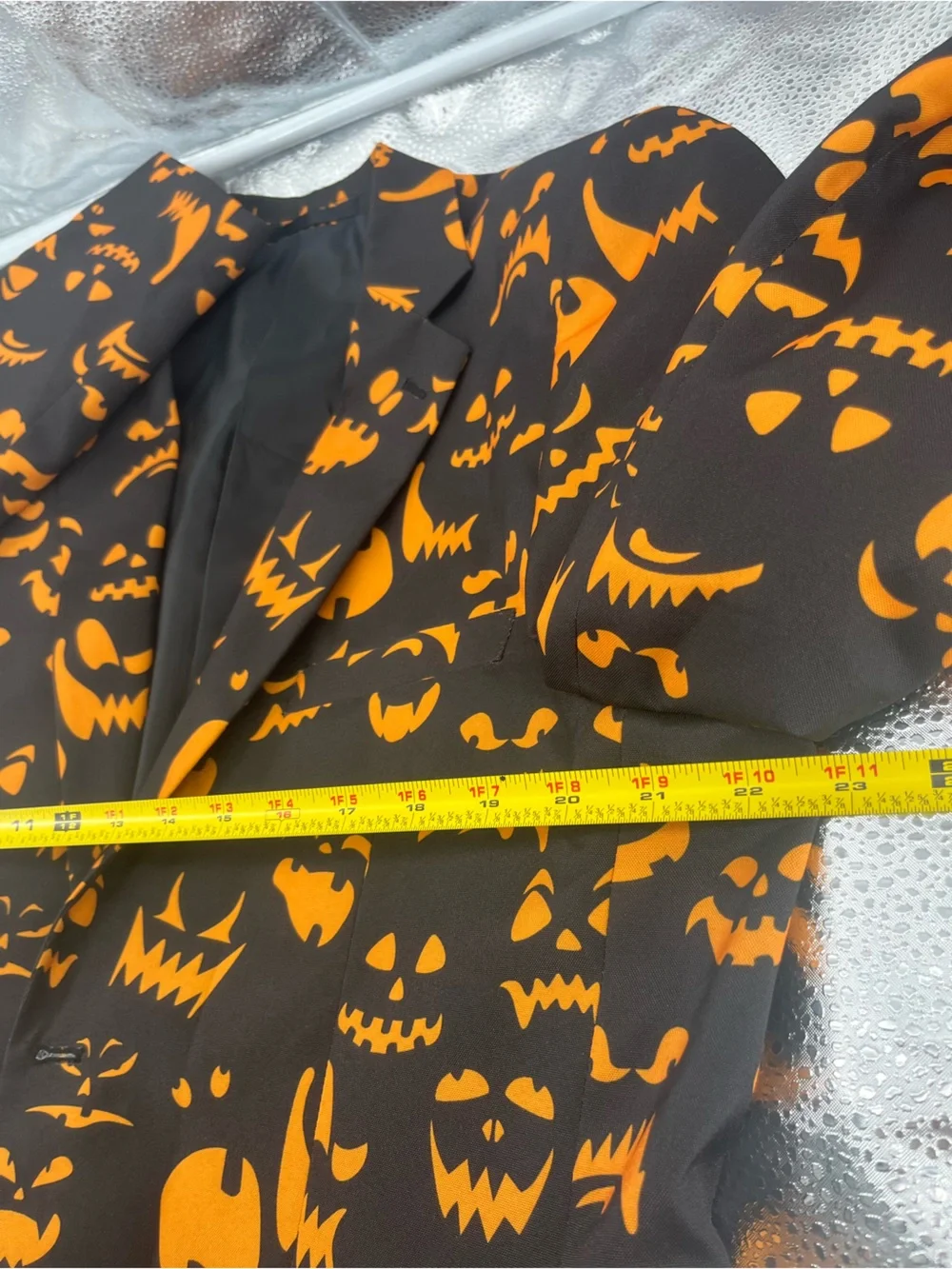 Braveman Mens Halloween Pumpkin Suit Jacket Pants 42R 36W Jack O Novelty Large